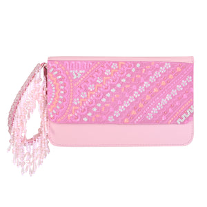 "Sea"quins Wristlet In Pink