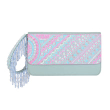 Load image into Gallery viewer, &quot;Sea&quot;quins Wristlet in Pastels
