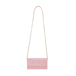 La Jolla Web Clutch in Pink