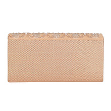 Load image into Gallery viewer, La Jolla Argyle Clutch in Champagne
